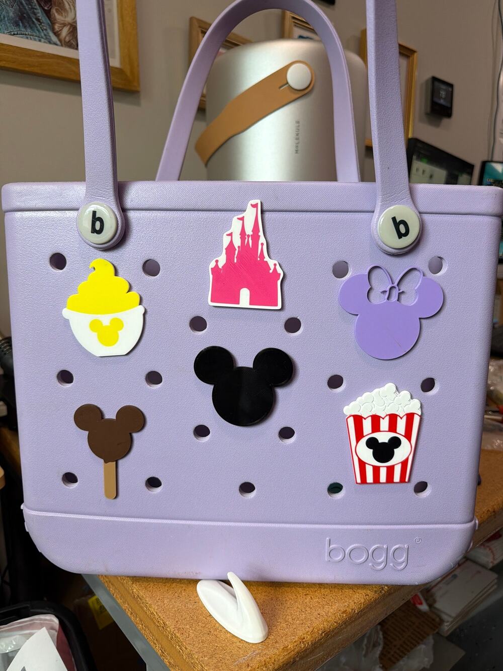 Lot of 6 Slightly Imperfect Disney Themed Bogg Bag Charms